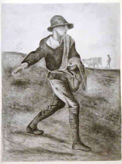 The Sower (After Millet) by Vincent van Gogh